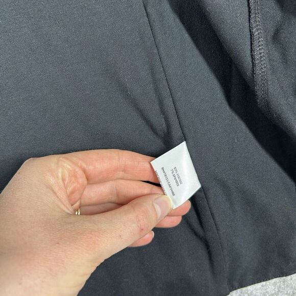 Eileen Fisher Blazer Cardigan Women’s Medium Open Front Black Stretch Career - Picture 8 of 9